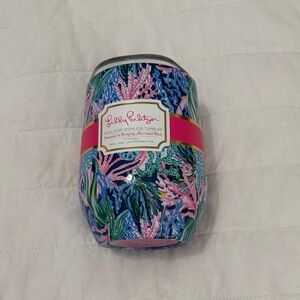 Lilly Pulitzer Vibrant Coral Tumbler
